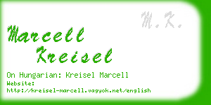marcell kreisel business card
